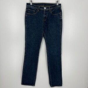 Volcom‎ Stone Boardwear Women Dark Wash Straight Leg Jeans Size 32